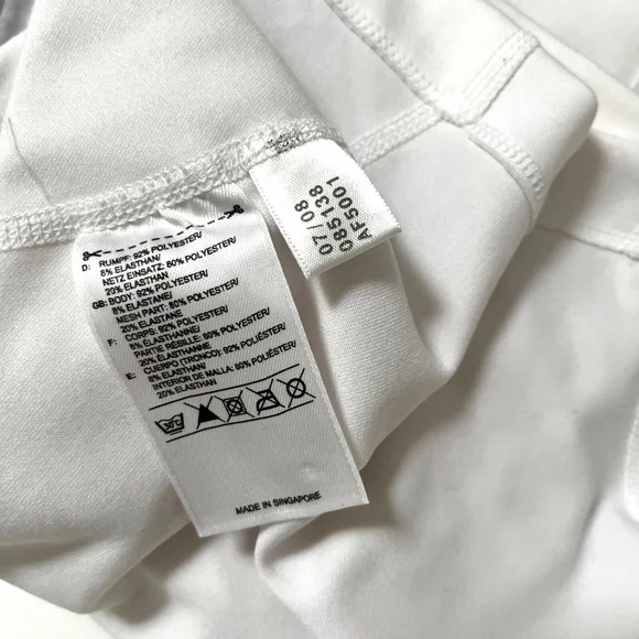 Adidas White Black Green Trim Tank Top M Mesh Racerback Athletic Gym Shirt - Picture 7 of 8